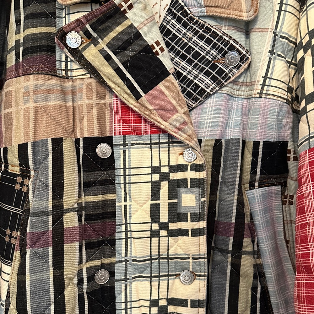 Ganni Oversized Patchwork Jacket - image 3